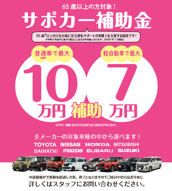 サポーカー補助金