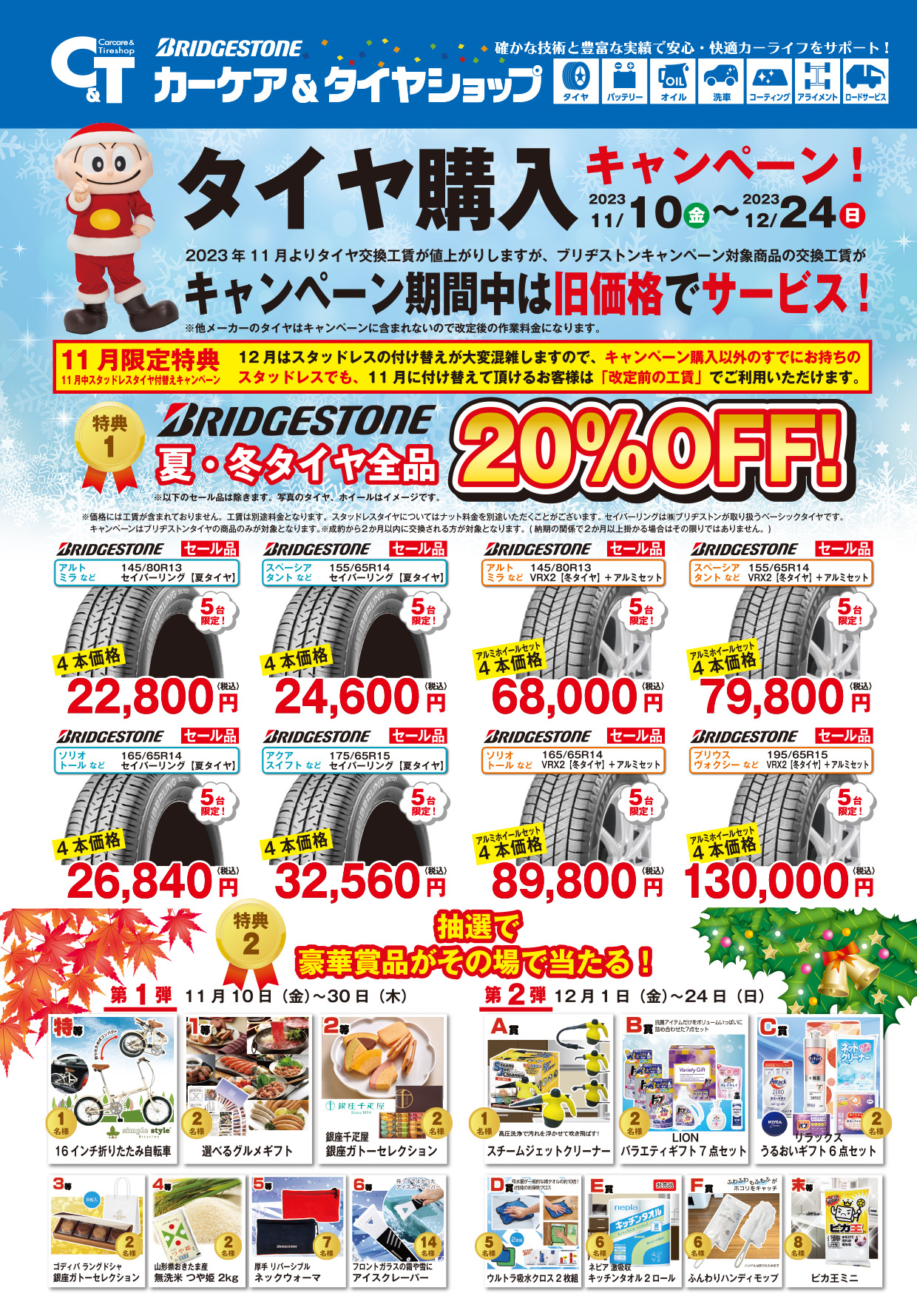 ブリヂストンタイヤ購入キャンペーン2